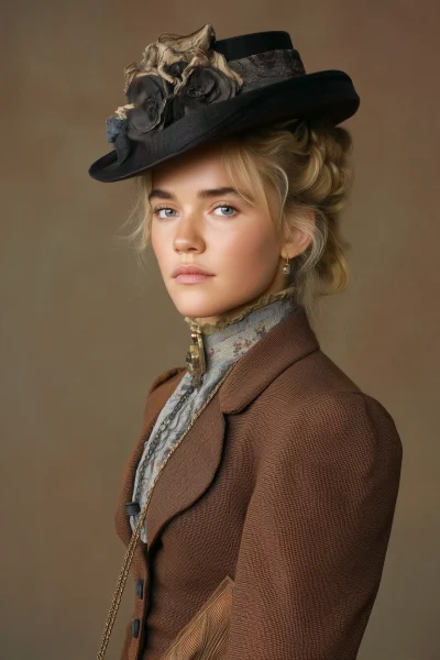 Maddie Hasson in 1890s Attire