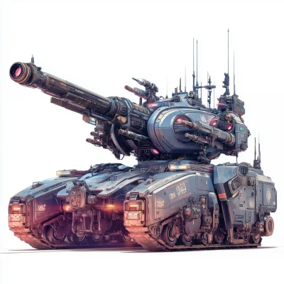 Armored Cyberpunk Tank