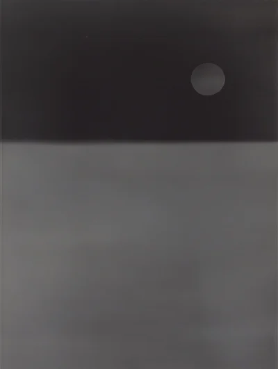 Violet Planet in Grey Sky