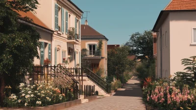 Sunny French Village