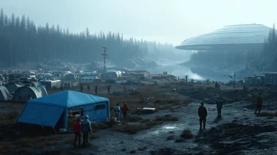 New Colony on Alien Planet