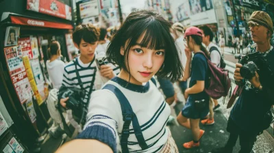 Selfie in Shibuya