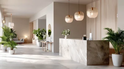 Elegant Scandinavian Lobby