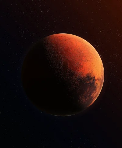 Mars in Dark Space