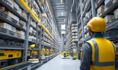 Automated Warehouse Interior