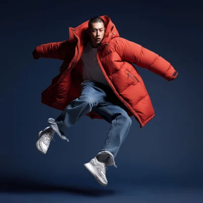 Korean Model in Motion