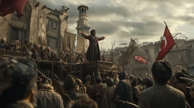 Patrona Halil Addressing the Crowd