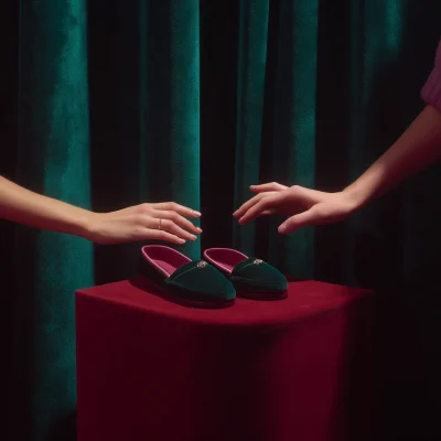 Slipper on Pedestal