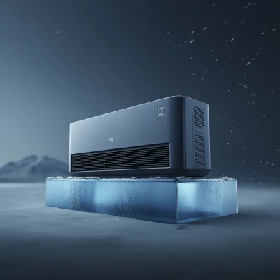 Air Conditioner on Ice Cube