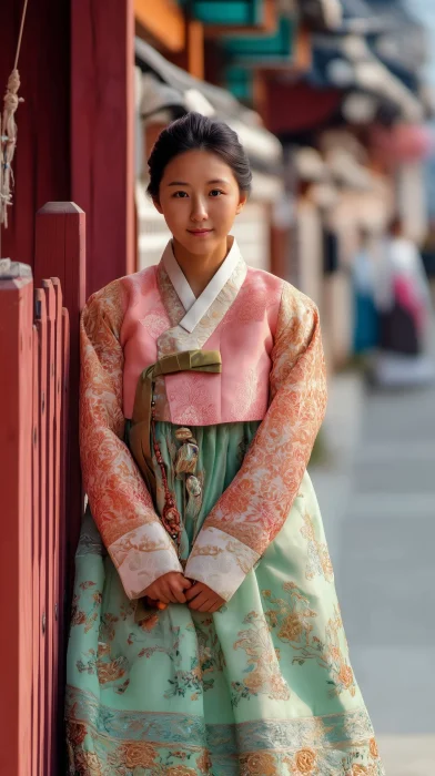 Traditional Hanbok Elegance