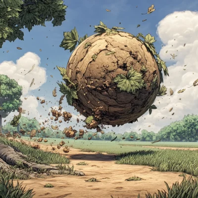 Rolling Mud Ball