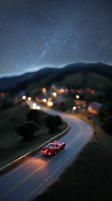 Mini Italian Coast at Night