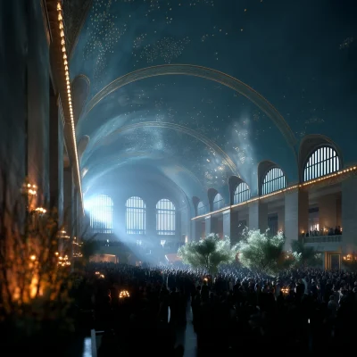 Historic Inauguration Night in Grand Central