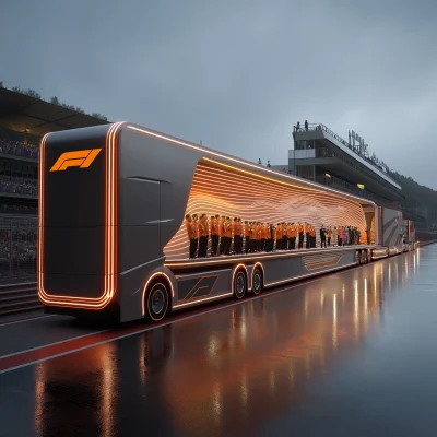 F1 Inspired Flatbed Truck Performance