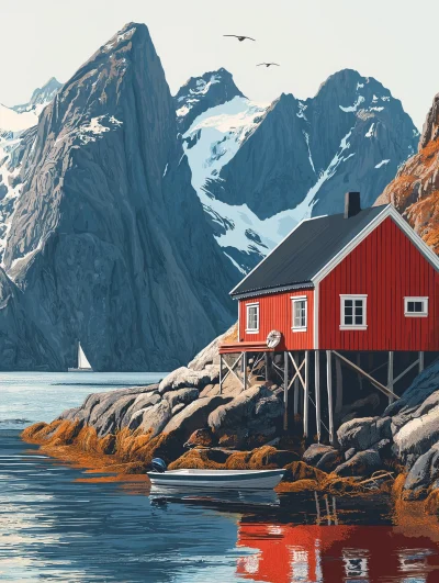 Lofoten Islands Poster