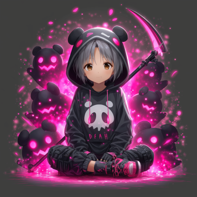 Kawaii Death Character