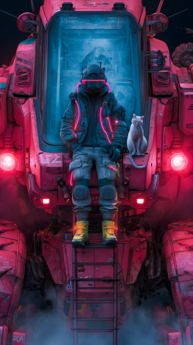 Futuristic Mech Rescue