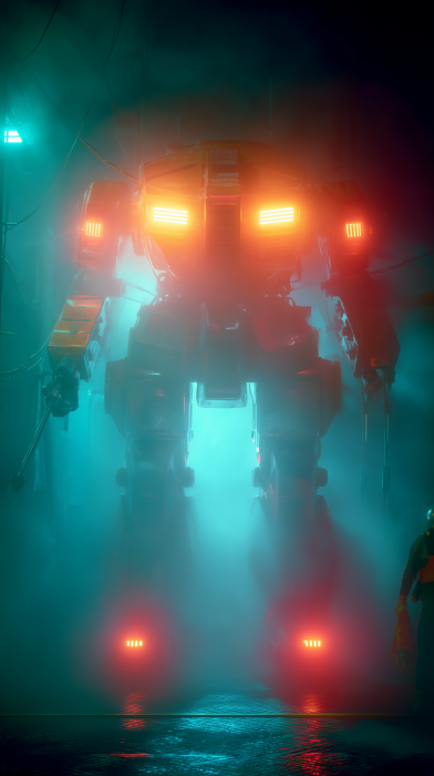 Futuristic Battle Scene