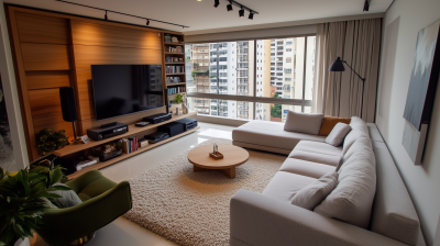 Scandinavian Urban Living Room