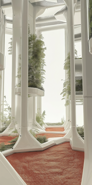 Futuristic Vertical Garden