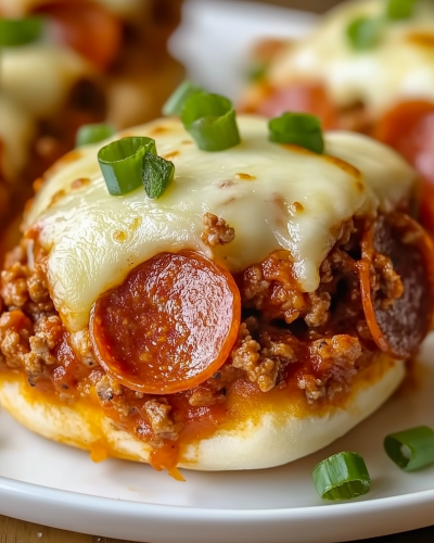 Pepperoni Pizza Sloppy Joes