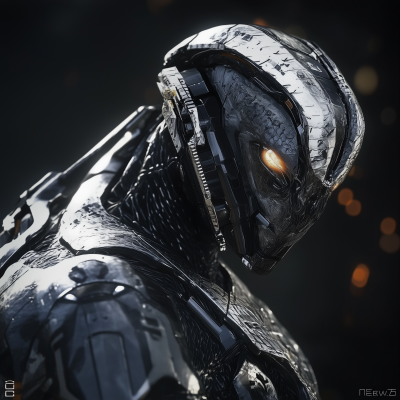 Armored Android Warrior