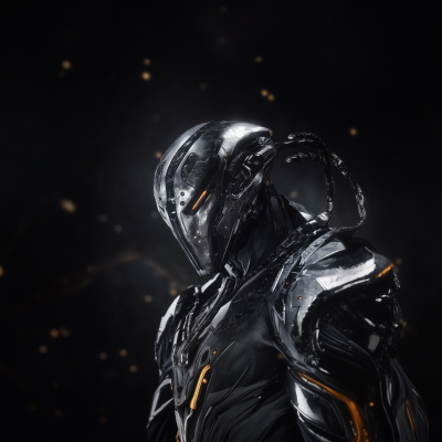 Armored Android in Battle