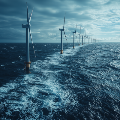 North Sea Windmills