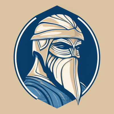 Masked Mesopotamian Soldier Logo