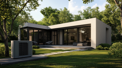 Modern European Family House with Heat Pump
