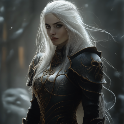Grim Female Warrior of Khaine