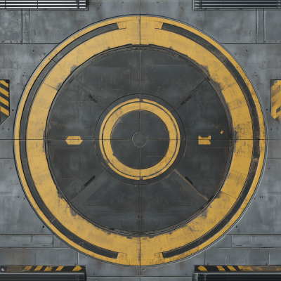 Helipad Floor Marking