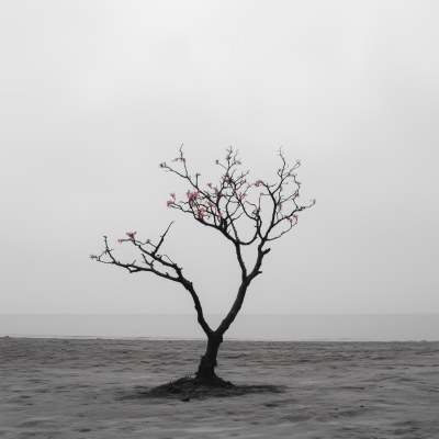 Lonely Charred Tree