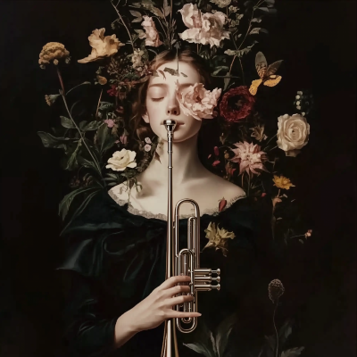 Woman with Trumpet