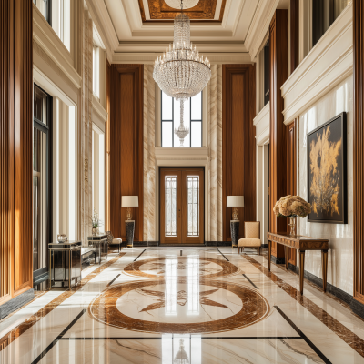 Grand Neoclassical Foyer