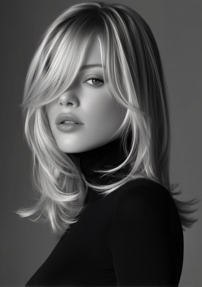 Model Headshot for Hairstylist
