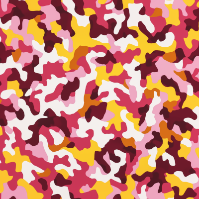 Vibrant Camouflage Abstract