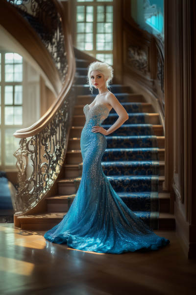 Elegant Young Woman