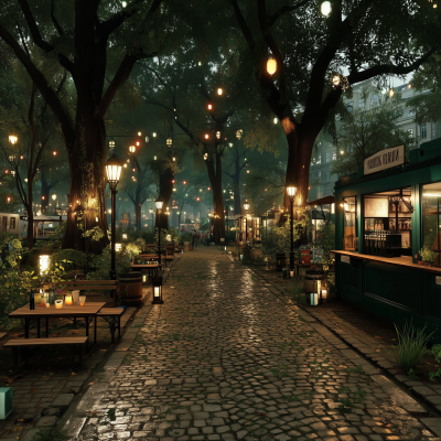 Summer Evening in the Park