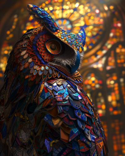 Mosaic Owl
