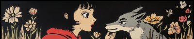 Red Riding Hood Skateboard Design