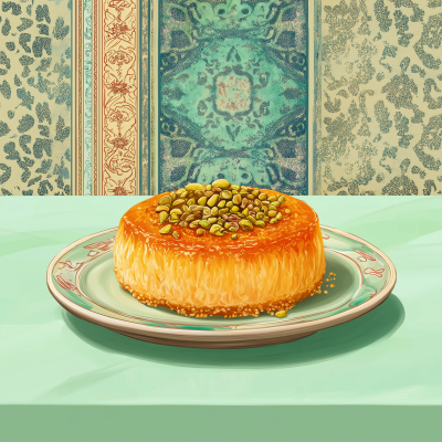 Delicious Knafeh Dessert