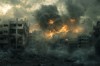 Destruction in Gaza City
