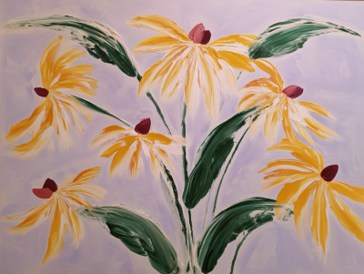 Blooming Flowers Abstract