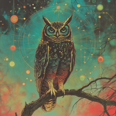 Magical Owl in Fantasy