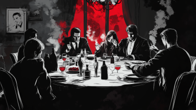 Mobster Family Dinner