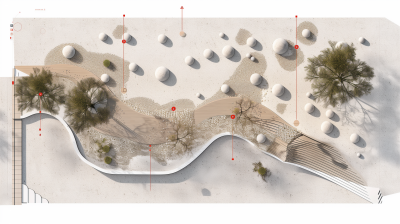 Architectural Site Plan Layout