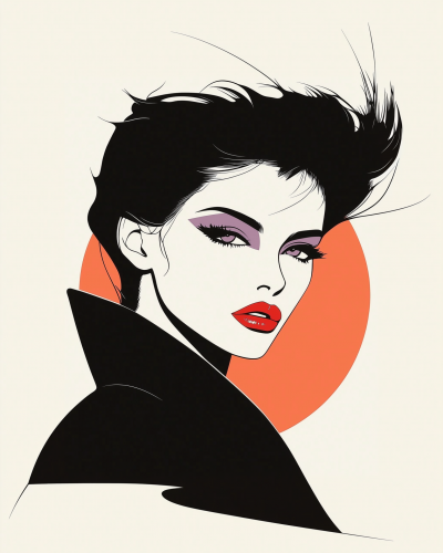 80’s Woman Graphic