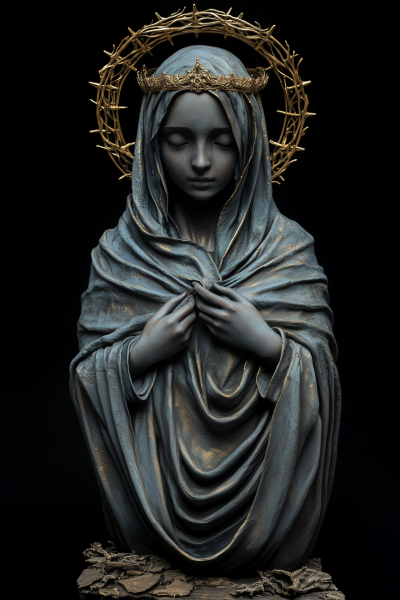Gothic Statue of a Girl