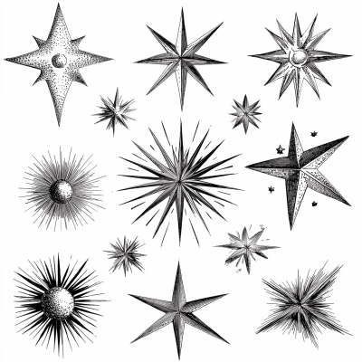 Engraved Stars